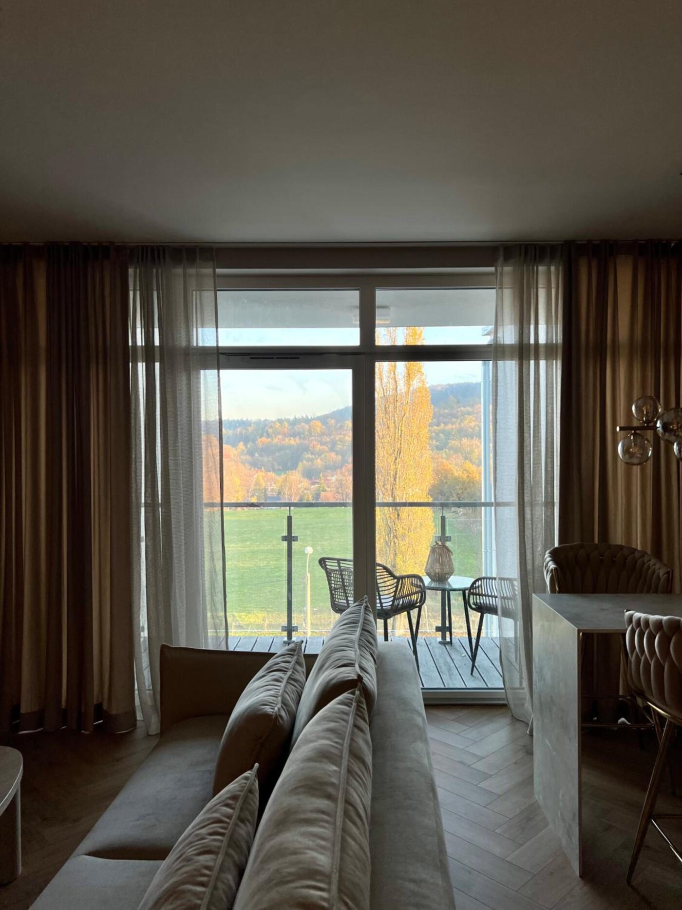 Apartament Comfort pod Dębowcem w Bielsku-Białej - salon
