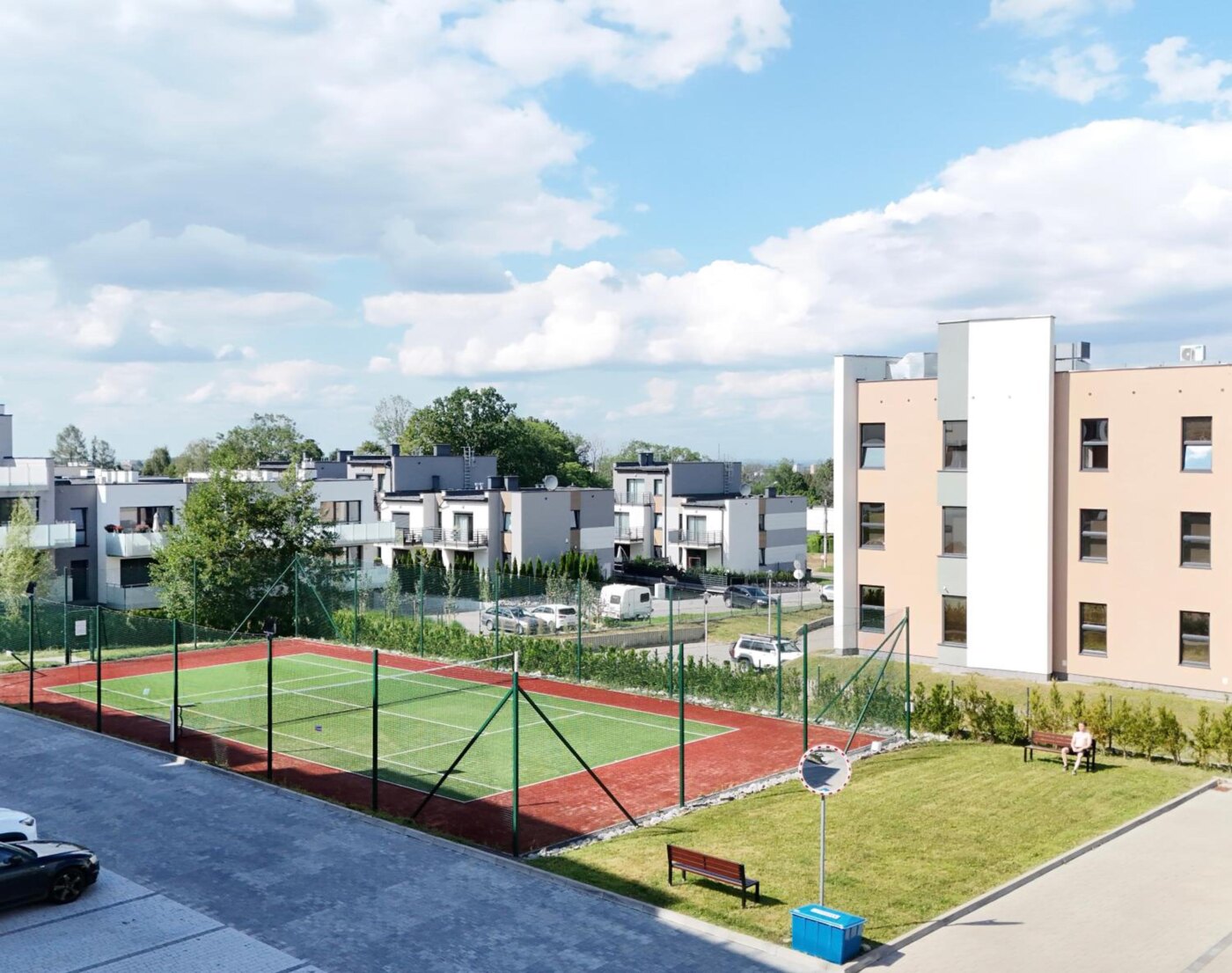 Apartament Comfort pod Dębowcem w Bielsku-Białej - kort tenisowy